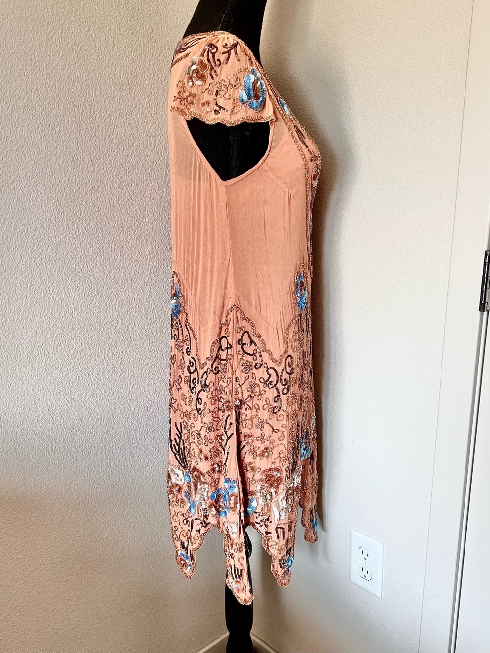 RARE EXC • Free People Magic Garden Dress in Peach • - Picture 11 of 15